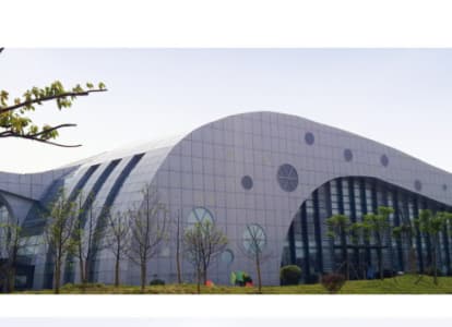 天水会议中心外景网架工程